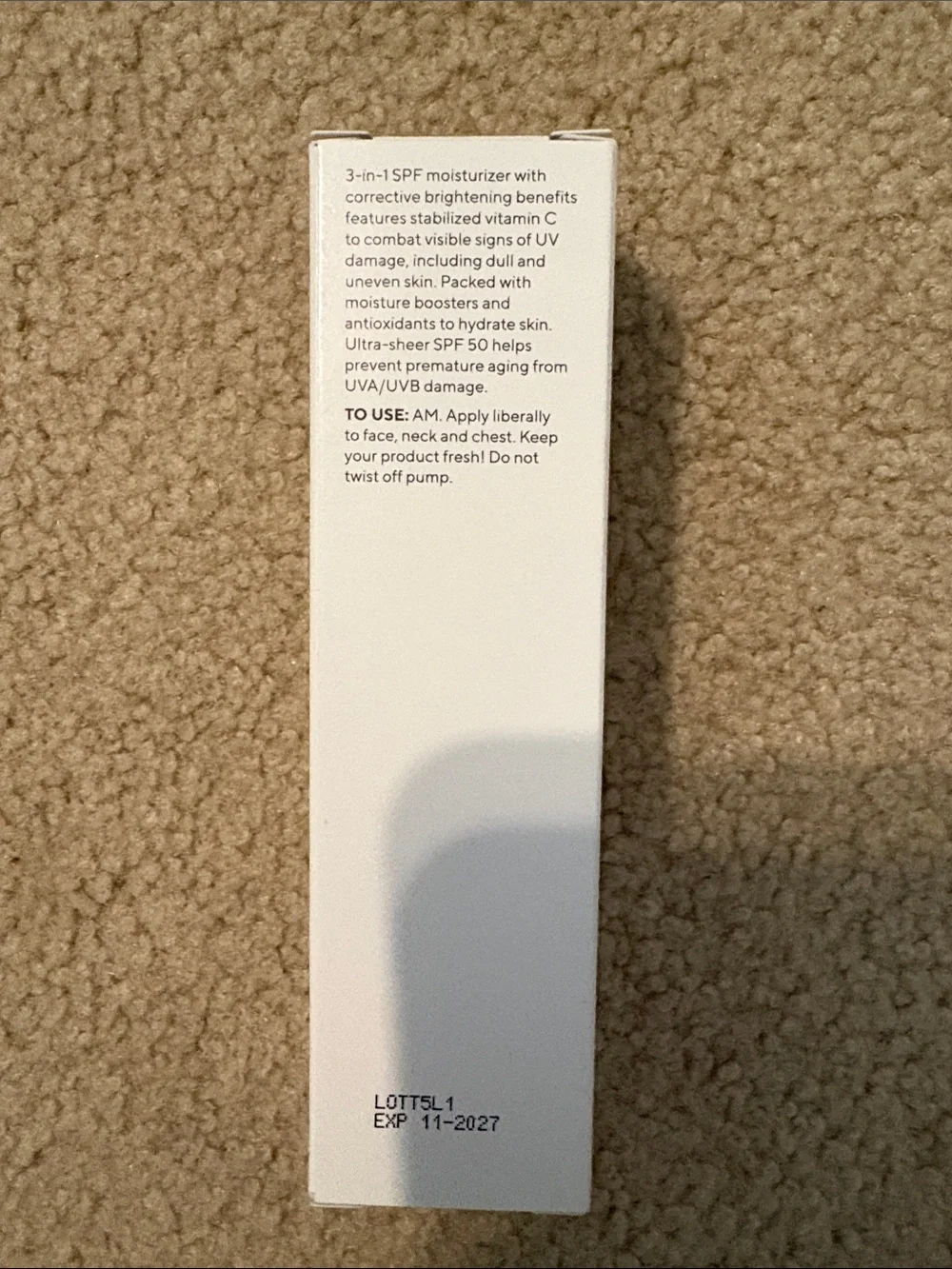 Murad Environmental Shield Superactive Moisturizer SPF 50: Brightening exp 11/27